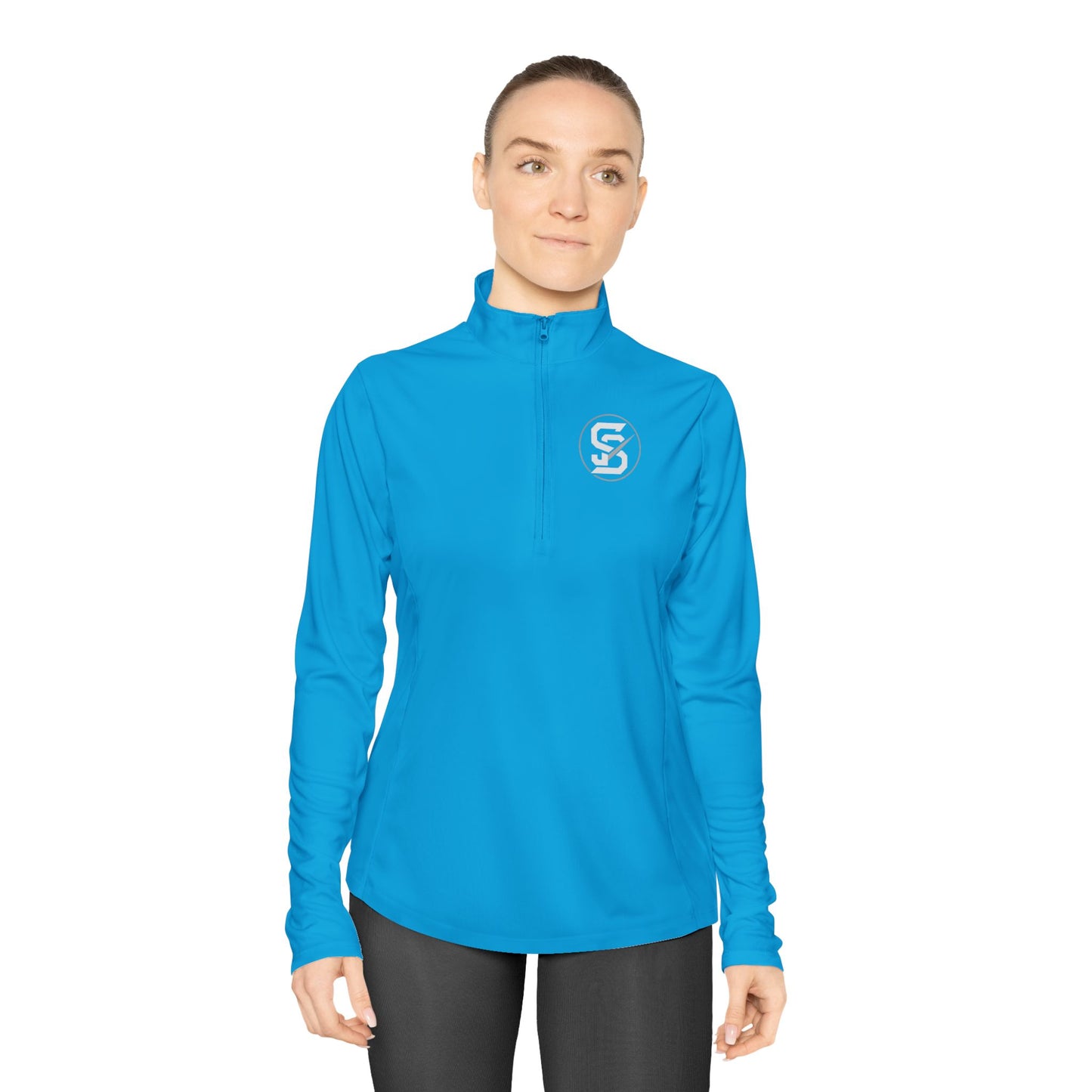 Static & Steel Women's Quarter-Zip Pullover – Cozy Performance Layer for Training, Casual Wear, and Outdoors