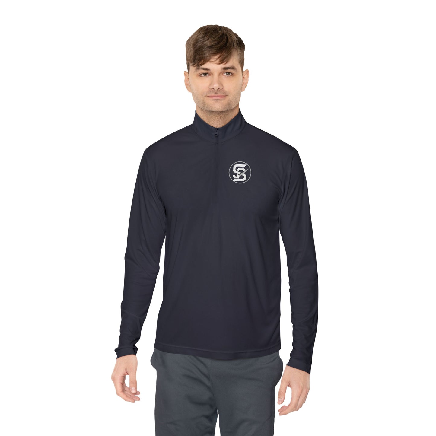 Static & Steel Men's Quarter-Zip Pullover – Clean, Athletic Layer for Fall, Fitness, and Everyday Style