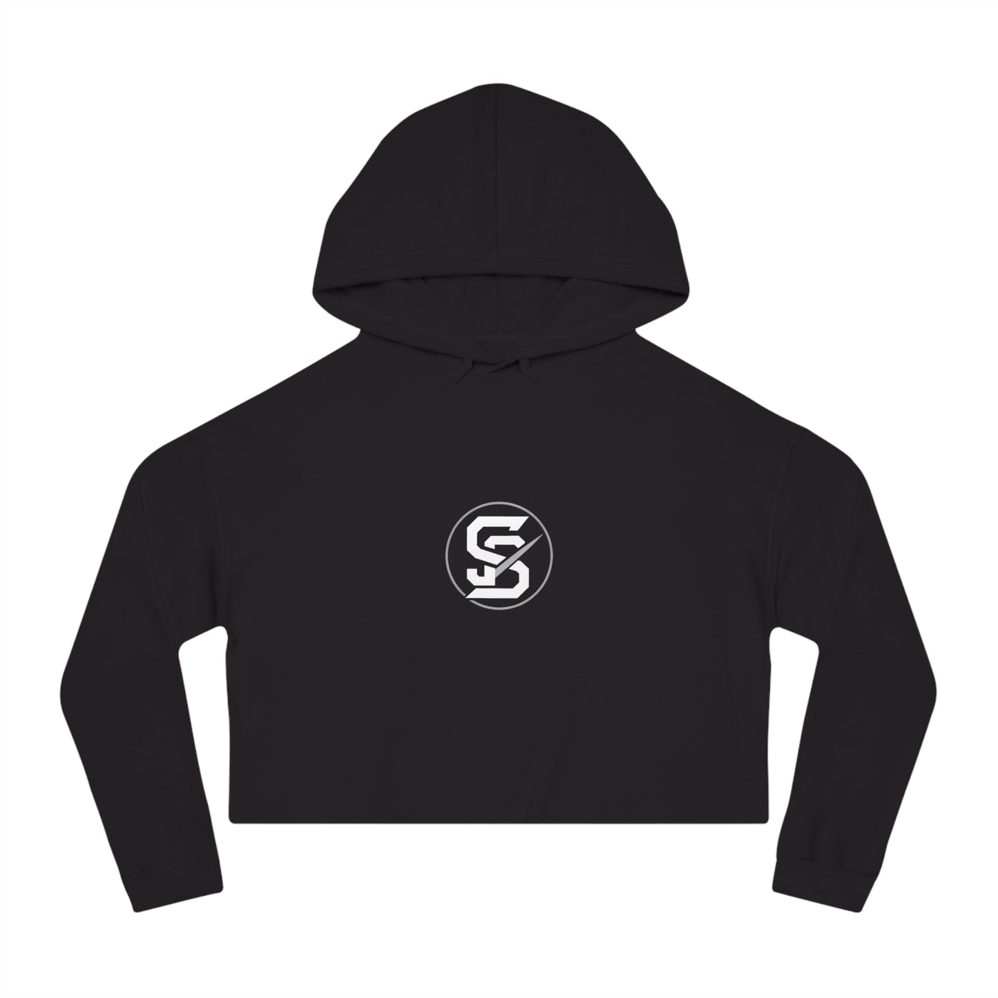 Static & Steel Women's Cropped Hoodie – Casual Streetwear Layer for Gym, Chill, and Everyday Style