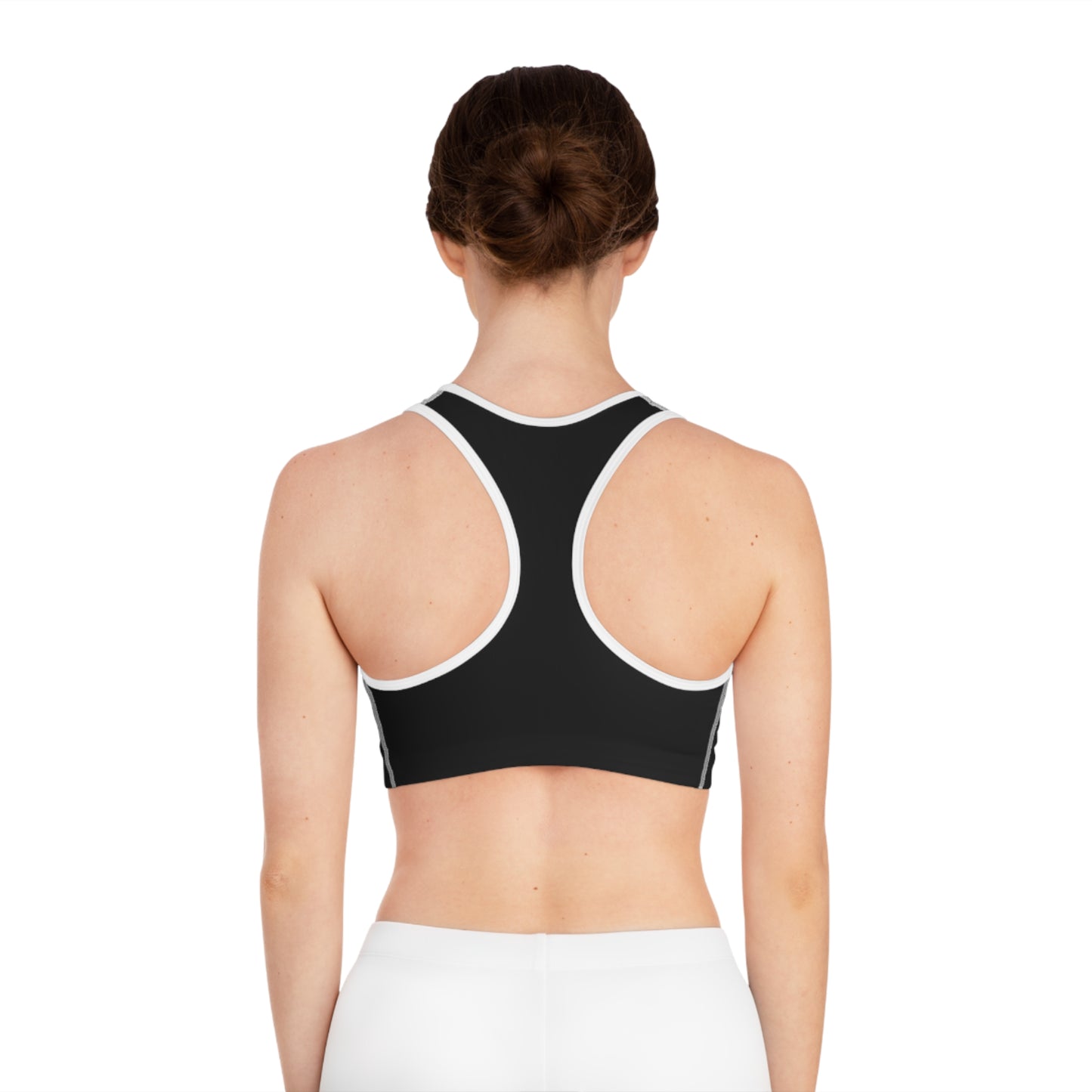 Static & Steel Performance Sports Bra – Sleek, Supportive Fit for Training, Yoga & Everyday Movement