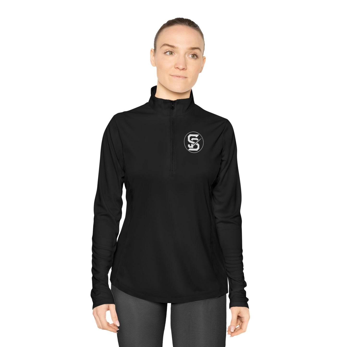 Static & Steel Women's Quarter-Zip Pullover – Cozy Performance Layer for Training, Casual Wear, and Outdoors
