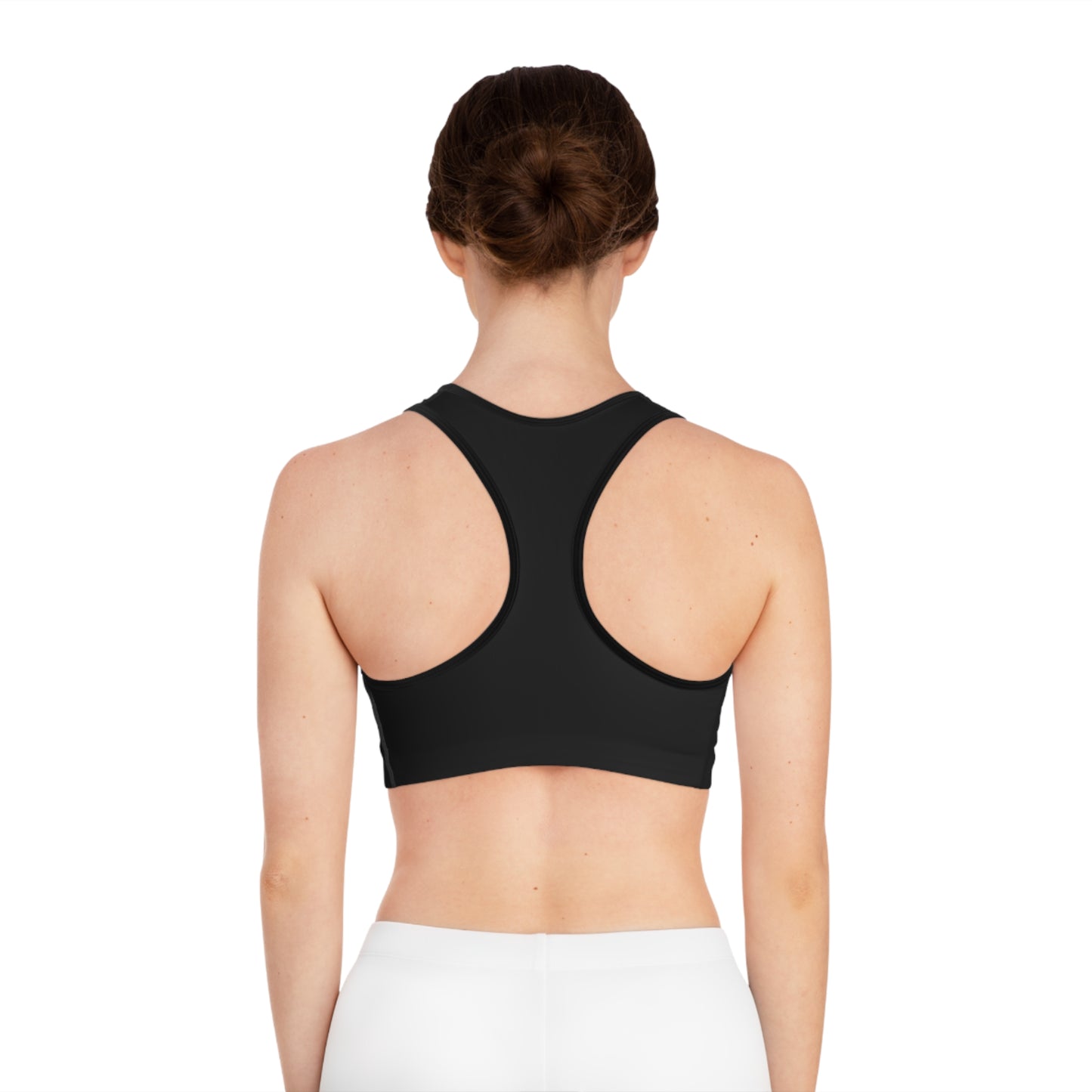 Static & Steel Performance Sports Bra – Sleek, Supportive Fit for Training, Yoga & Everyday Movement