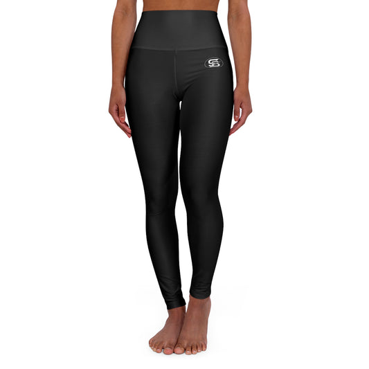 Static & Steel High-Waisted Yoga Leggings – Comfort Fit for Gym, Yoga, and Athleisure