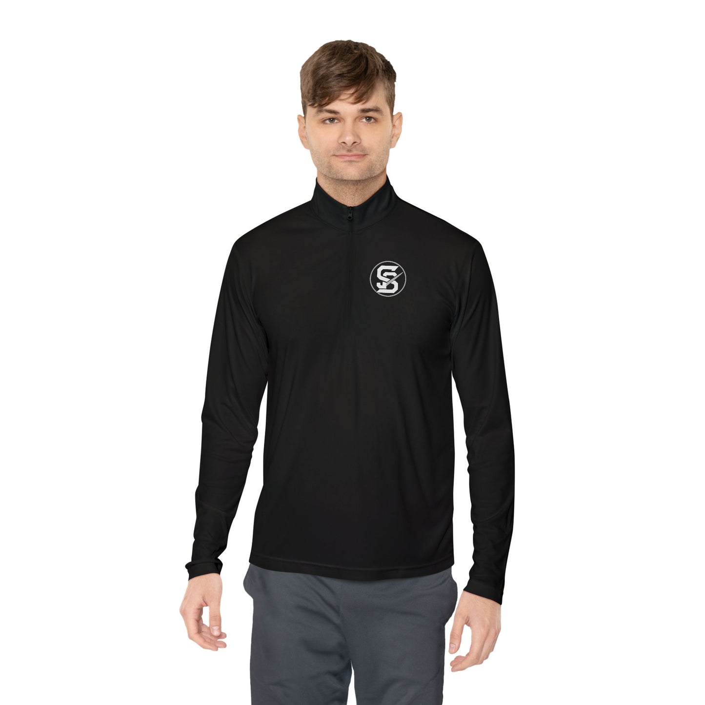 Static & Steel Men's Quarter-Zip Pullover – Clean, Athletic Layer for Fall, Fitness, and Everyday Style