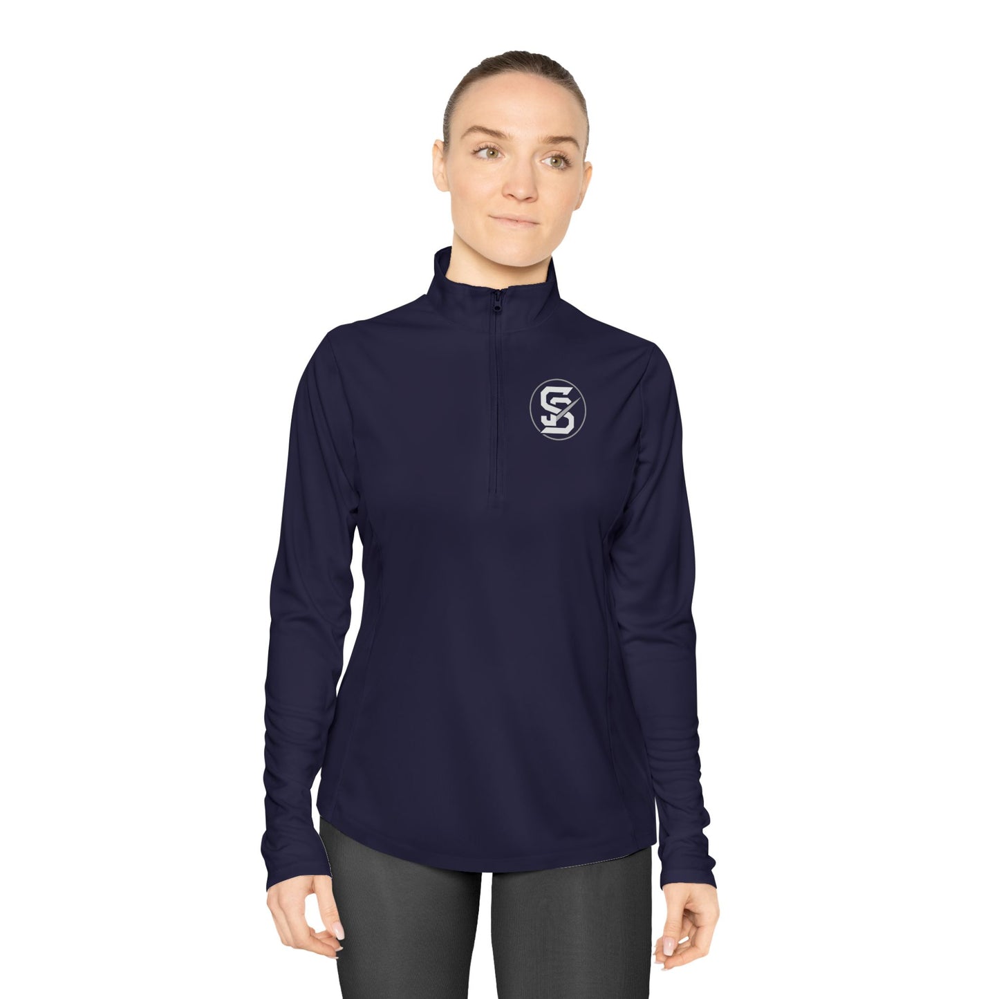 Static & Steel Women's Quarter-Zip Pullover – Cozy Performance Layer for Training, Casual Wear, and Outdoors
