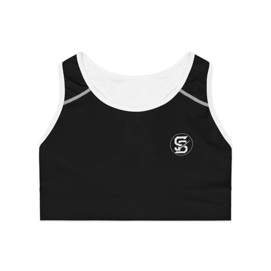 Static & Steel Performance Sports Bra – Sleek, Supportive Fit for Training, Yoga & Everyday Movement