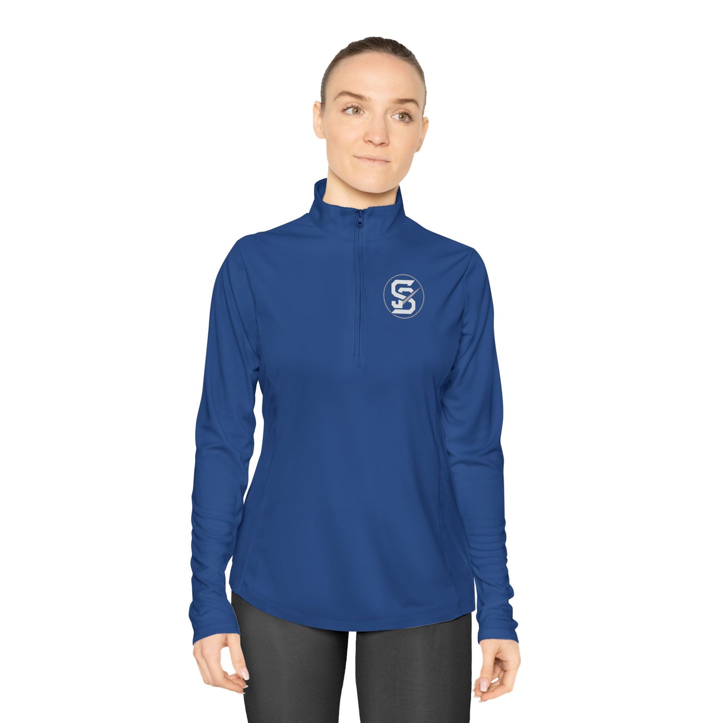 Static & Steel Women's Quarter-Zip Pullover – Cozy Performance Layer for Training, Casual Wear, and Outdoors