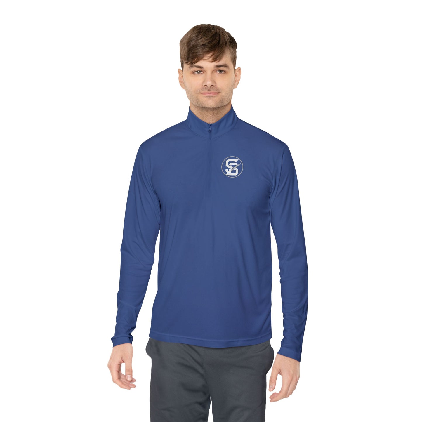 Static & Steel Men's Quarter-Zip Pullover – Clean, Athletic Layer for Fall, Fitness, and Everyday Style