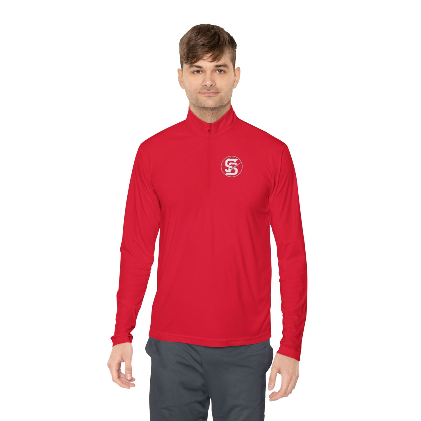 Static & Steel Men's Quarter-Zip Pullover – Clean, Athletic Layer for Fall, Fitness, and Everyday Style