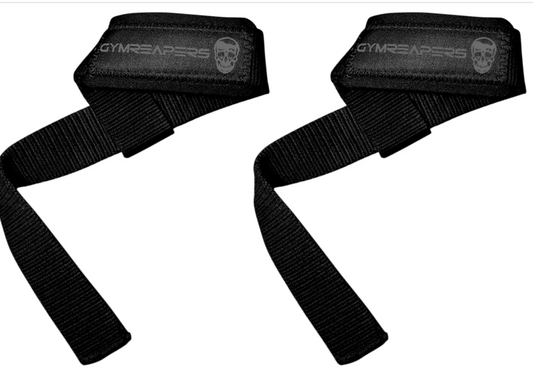 Gymreapers Lifting Straps (18" Cotton + Neoprene)
