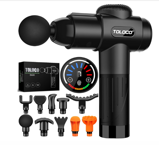 TOLOCO Massage Gun – Deep Tissue Percussion | Recovery · Relief · Performance